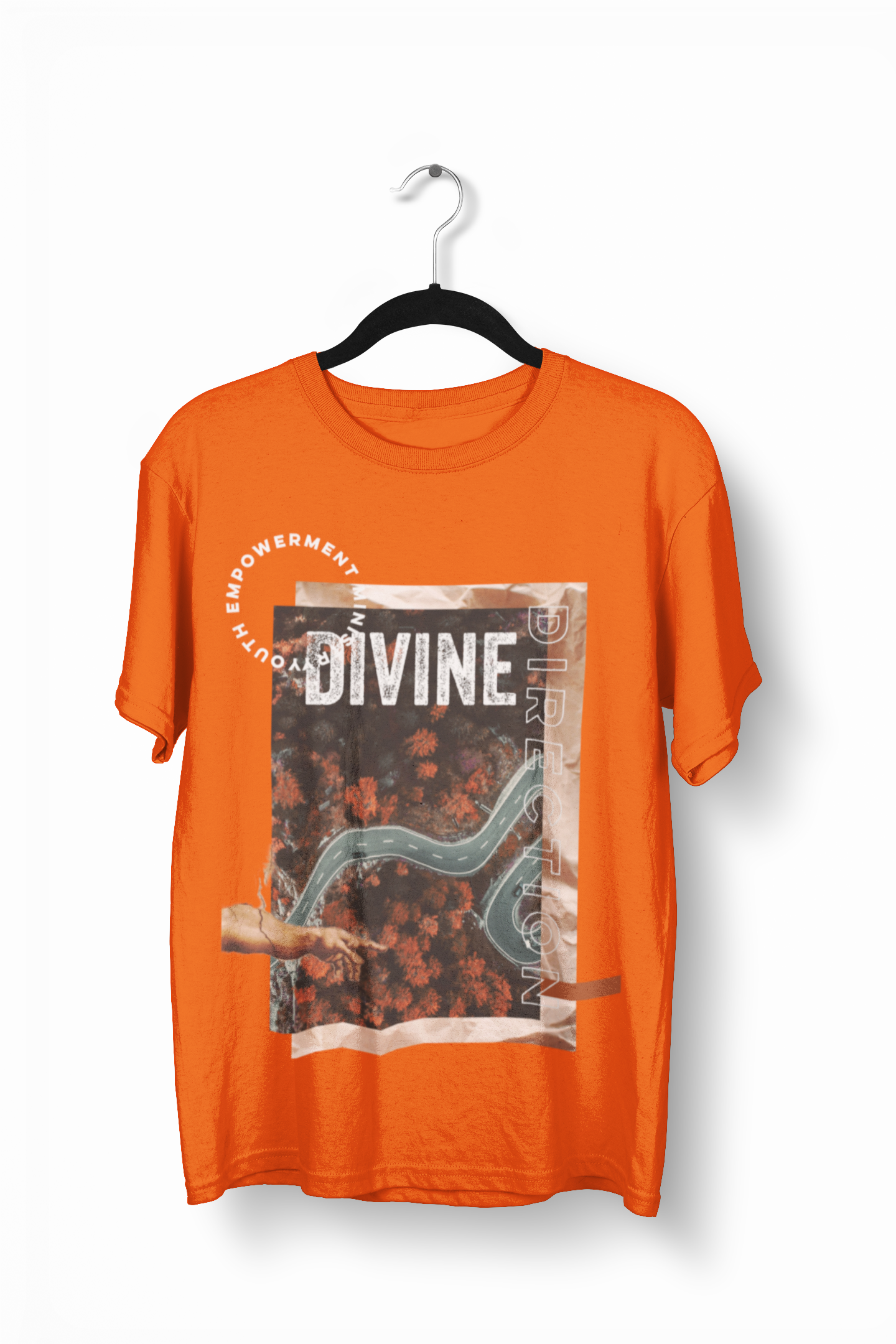 Orange YEM Divine Direction Tee Shirt 