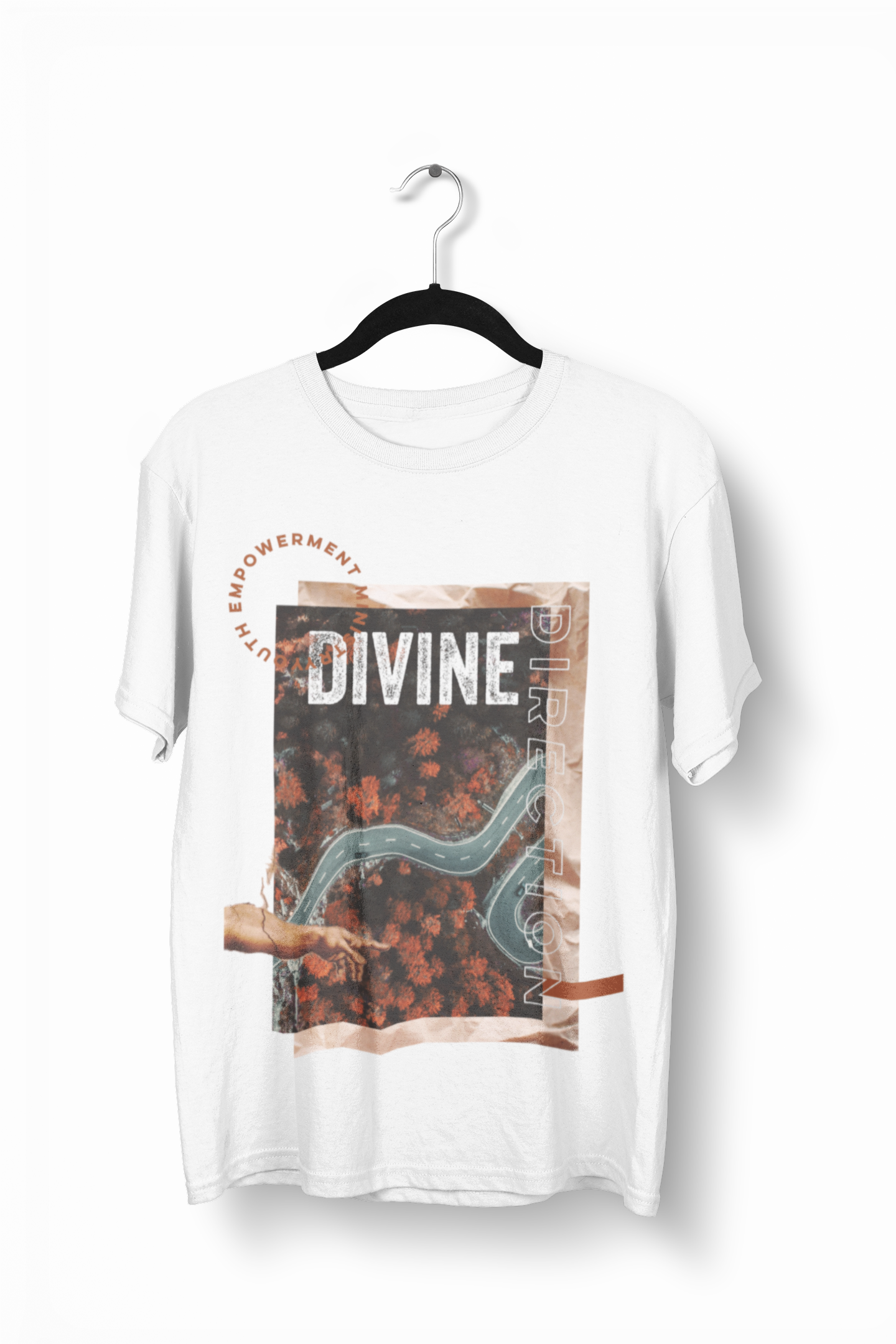 White YEM Divine Direction Tee Shirt 