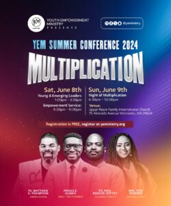 YEM Summer Conference 2024 Official Flyer